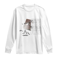 Frederick Douglass Freedom Quote Long Sleeve Shirt Once You Learn To Read - Wonder Print Shop