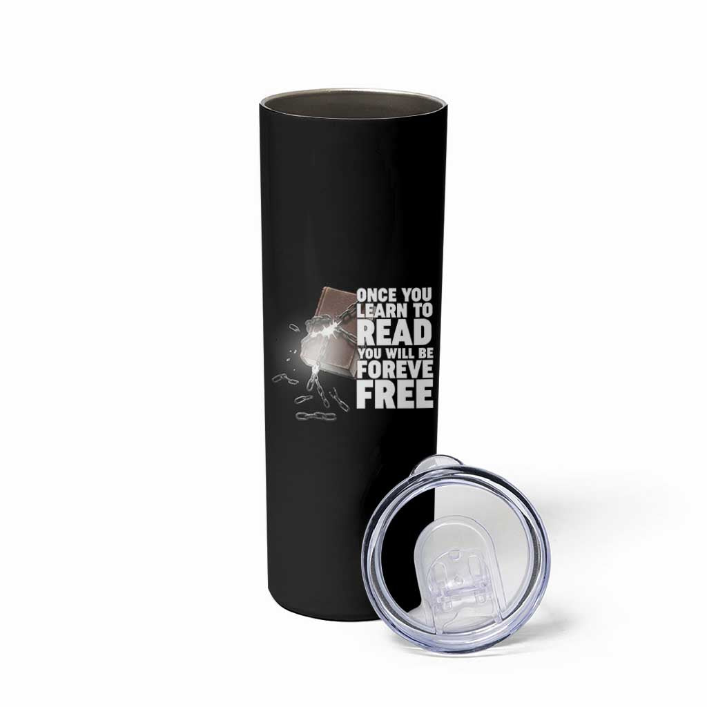Frederick Douglass Freedom Quote Skinny Tumbler Once You Learn To Read - Wonder Print Shop