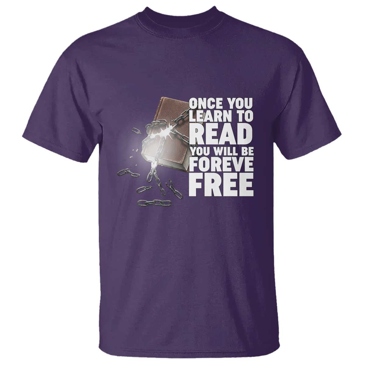 Frederick Douglass Freedom Quote T Shirt Once You Learn To Read - Wonder Print Shop