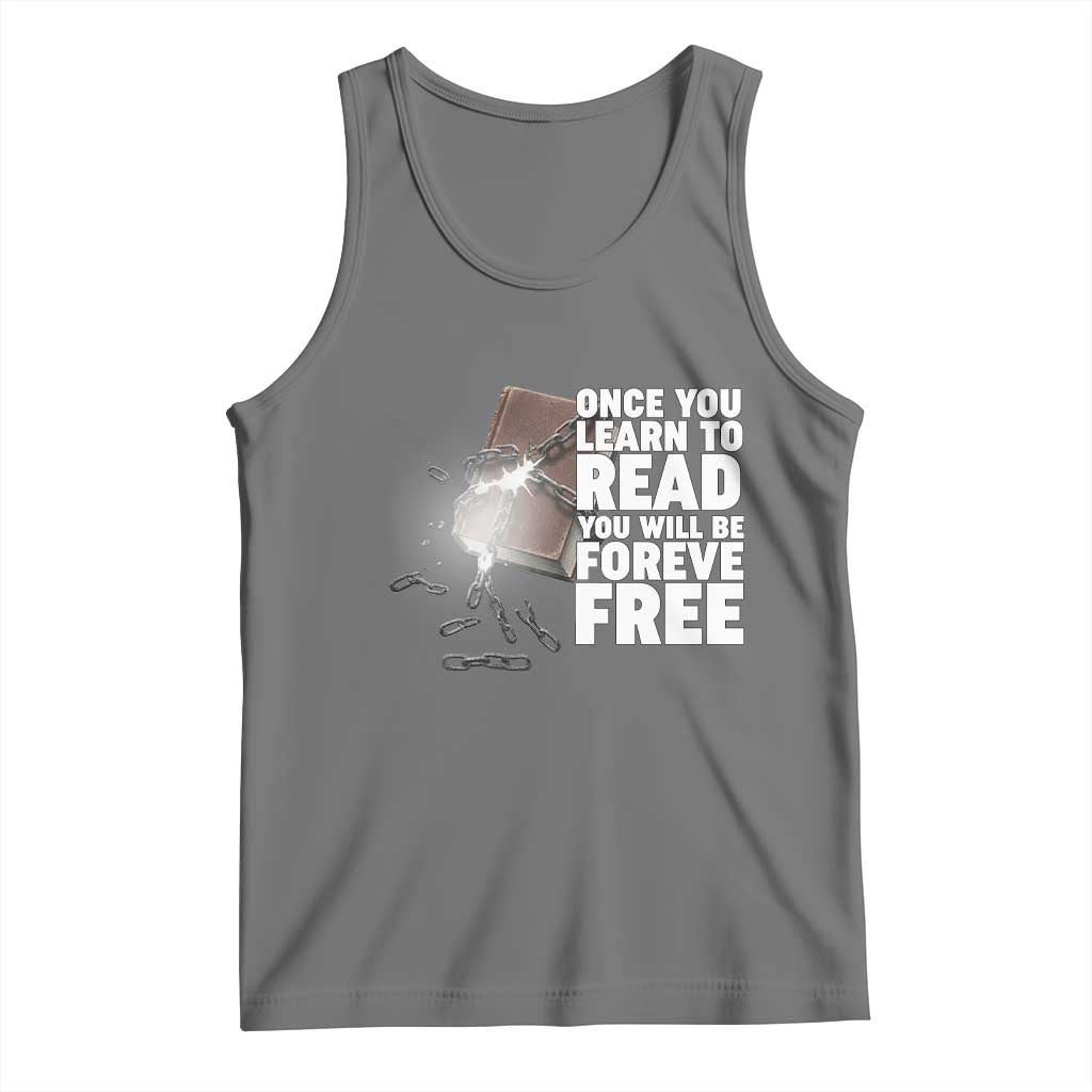 Frederick Douglass Freedom Quote Tank Top Once You Learn To Read - Wonder Print Shop