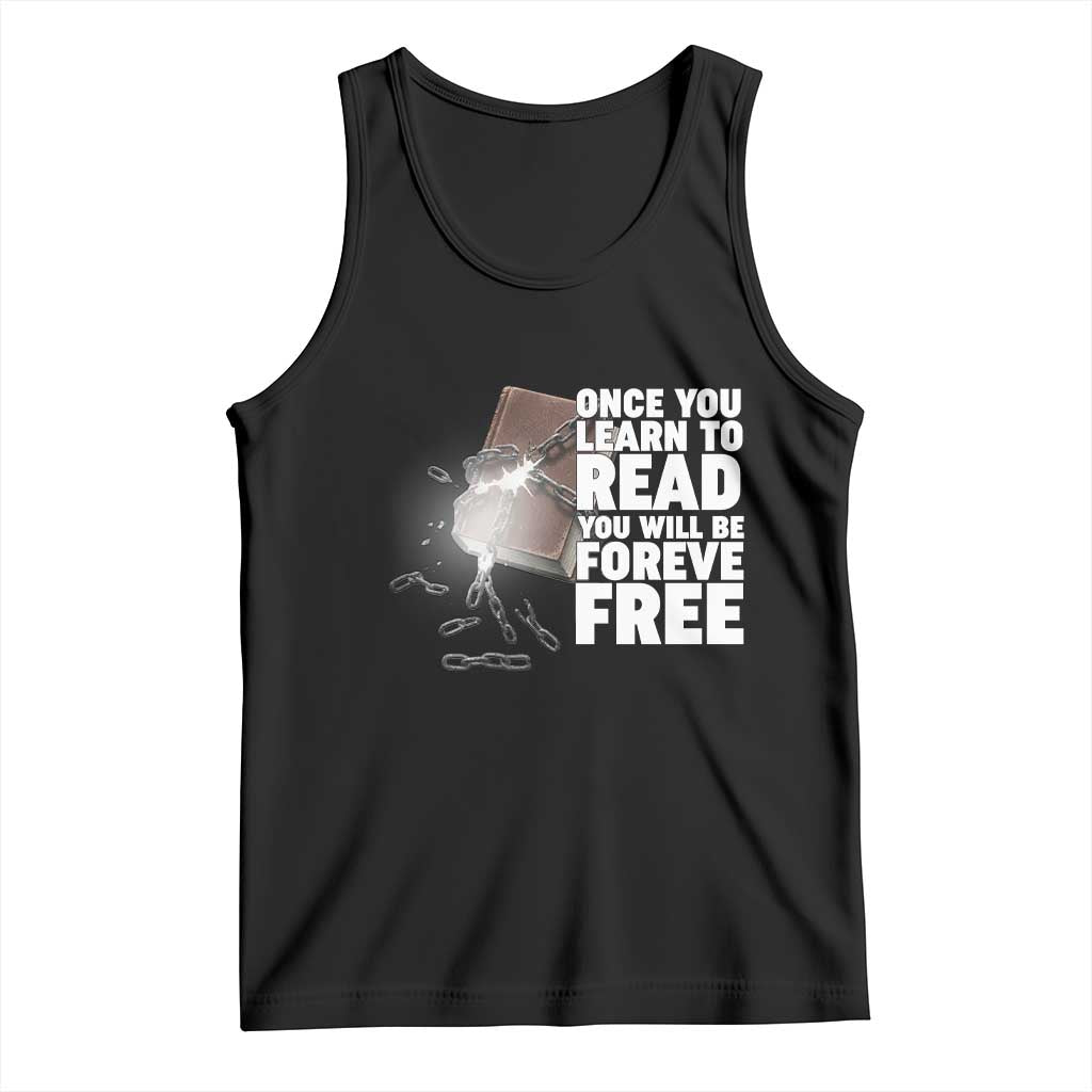 Frederick Douglass Freedom Quote Tank Top Once You Learn To Read - Wonder Print Shop
