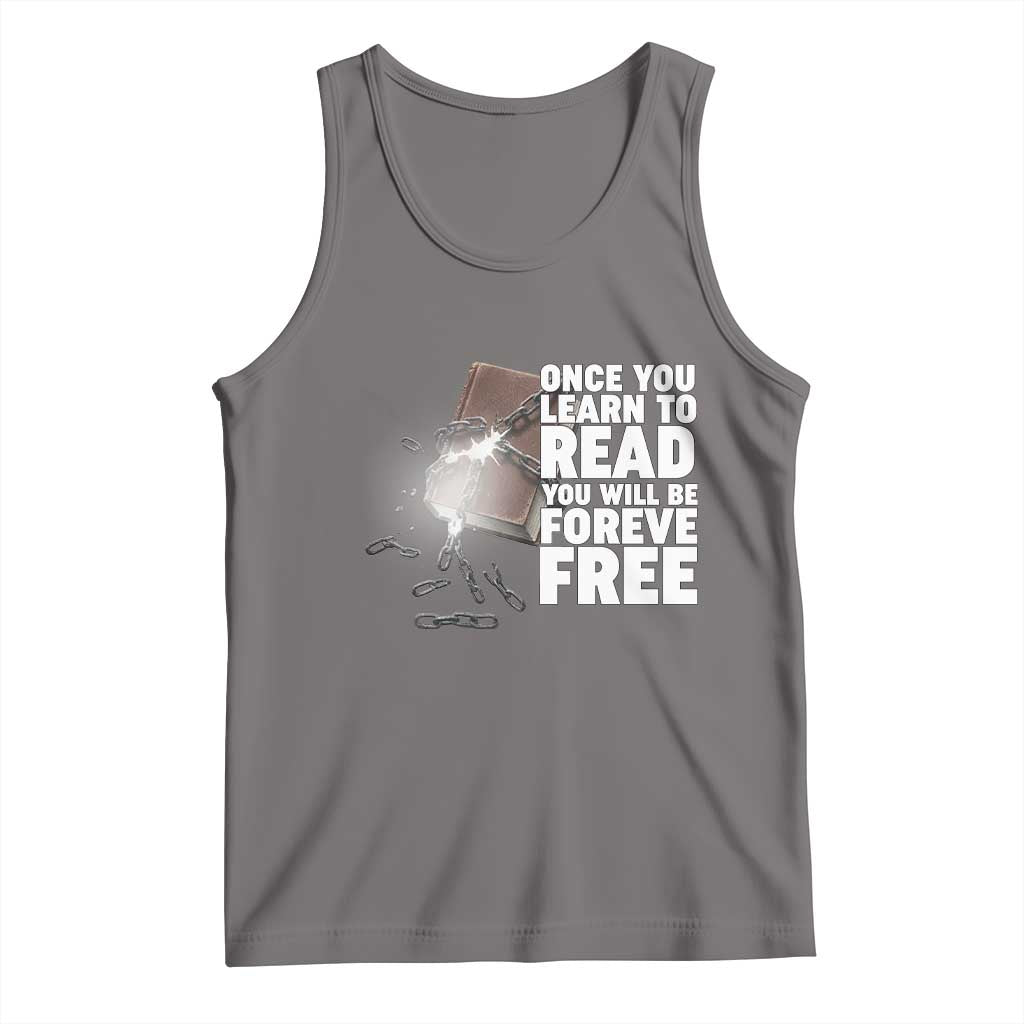 Frederick Douglass Freedom Quote Tank Top Once You Learn To Read - Wonder Print Shop