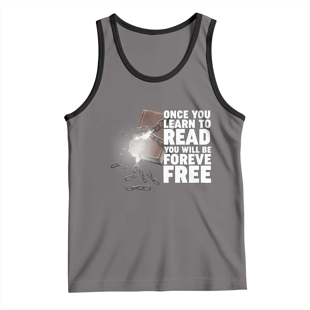 Frederick Douglass Freedom Quote Tank Top Once You Learn To Read - Wonder Print Shop