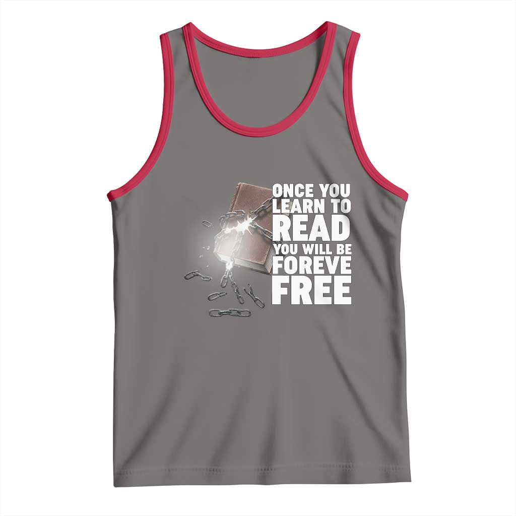 Frederick Douglass Freedom Quote Tank Top Once You Learn To Read - Wonder Print Shop