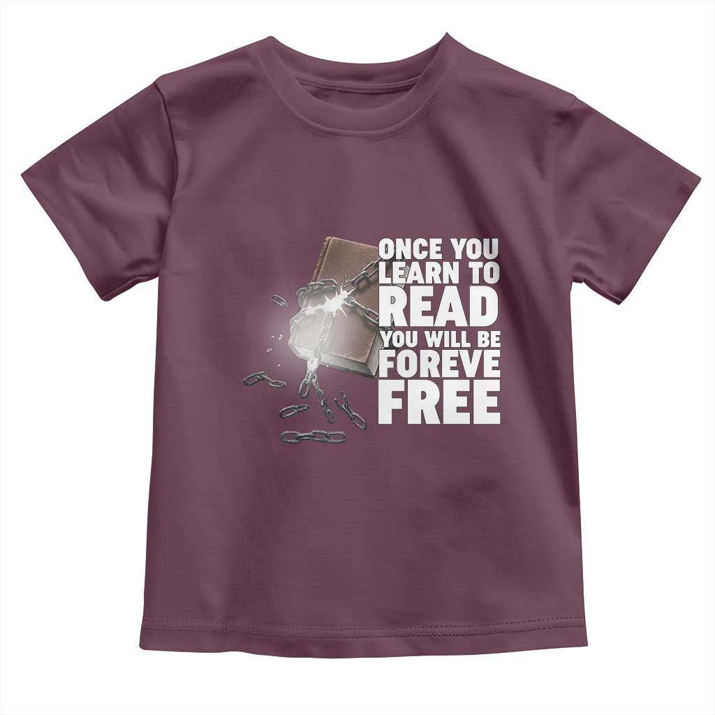 Frederick Douglass Freedom Quote Toddler T Shirt Once You Learn To Read - Wonder Print Shop