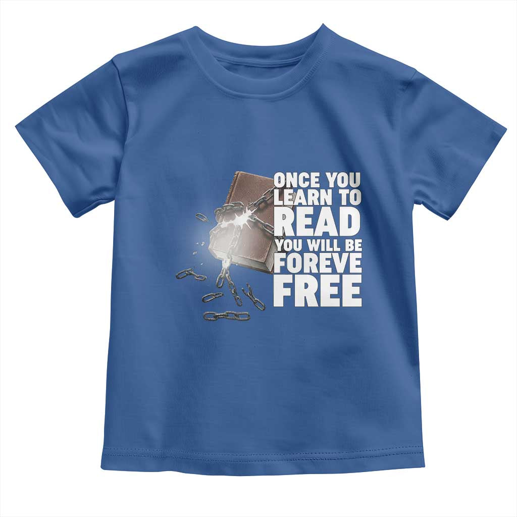 Frederick Douglass Freedom Quote Toddler T Shirt Once You Learn To Read - Wonder Print Shop