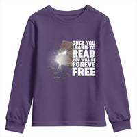 Frederick Douglass Freedom Quote Youth Sweatshirt Once You Learn To Read - Wonder Print Shop