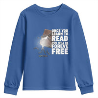Frederick Douglass Freedom Quote Youth Sweatshirt Once You Learn To Read - Wonder Print Shop