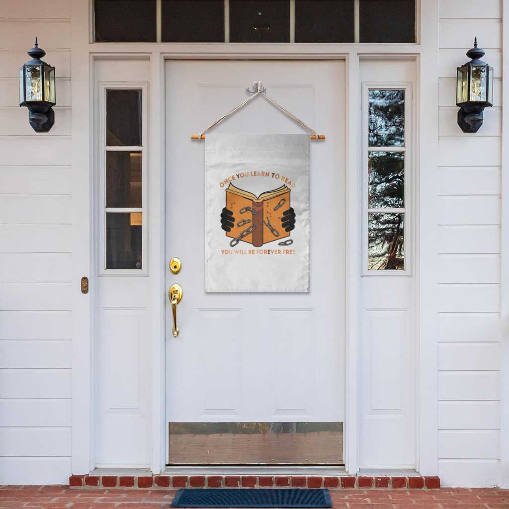 Breaking Every Chain Education Garden Flag Frederick Douglass Quote - Wonder Print Shop