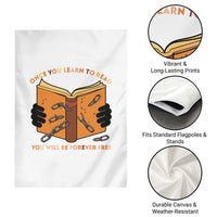 Breaking Every Chain Education Garden Flag Frederick Douglass Quote - Wonder Print Shop