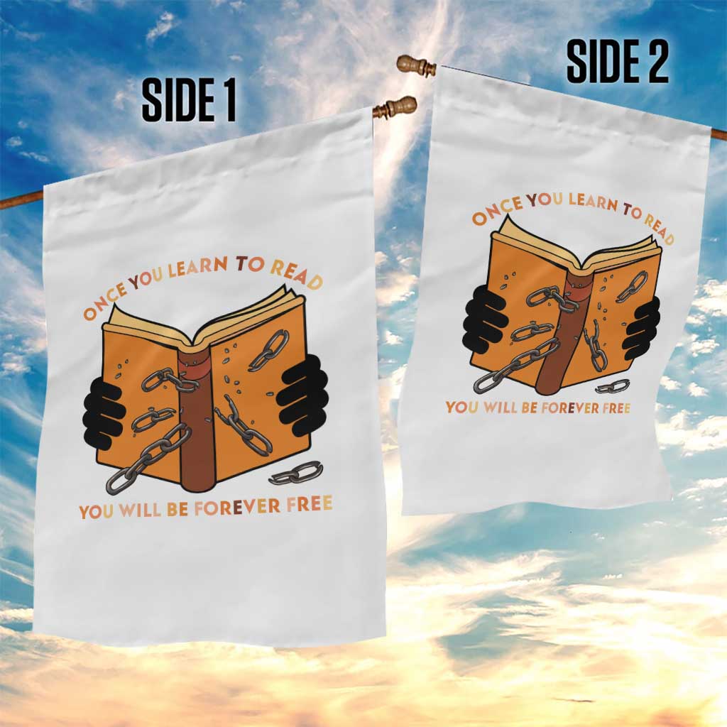 Breaking Every Chain Education Garden Flag Frederick Douglass Quote - Wonder Print Shop