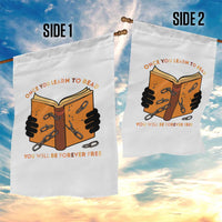Breaking Every Chain Education Garden Flag Frederick Douglass Quote - Wonder Print Shop
