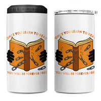 Breaking Every Chain Education 4 in 1 Can Cooler Tumbler Frederick Douglass Quote - Wonder Print Shop