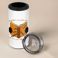 Breaking Every Chain Education 4 in 1 Can Cooler Tumbler Frederick Douglass Quote - Wonder Print Shop
