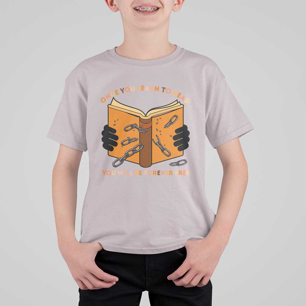 Breaking Every Chain Education T Shirt For Kid Frederick Douglass Quote - Wonder Print Shop
