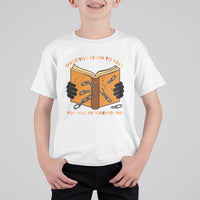 Breaking Every Chain Education T Shirt For Kid Frederick Douglass Quote - Wonder Print Shop