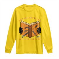 Breaking Every Chain Education Long Sleeve Shirt Frederick Douglass Quote - Wonder Print Shop