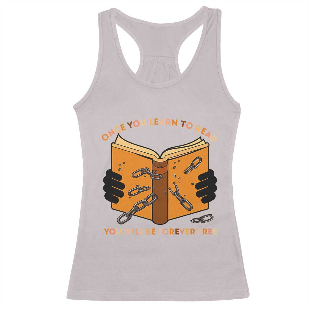 Breaking Every Chain Education Racerback Tank Top Frederick Douglass Quote - Wonder Print Shop