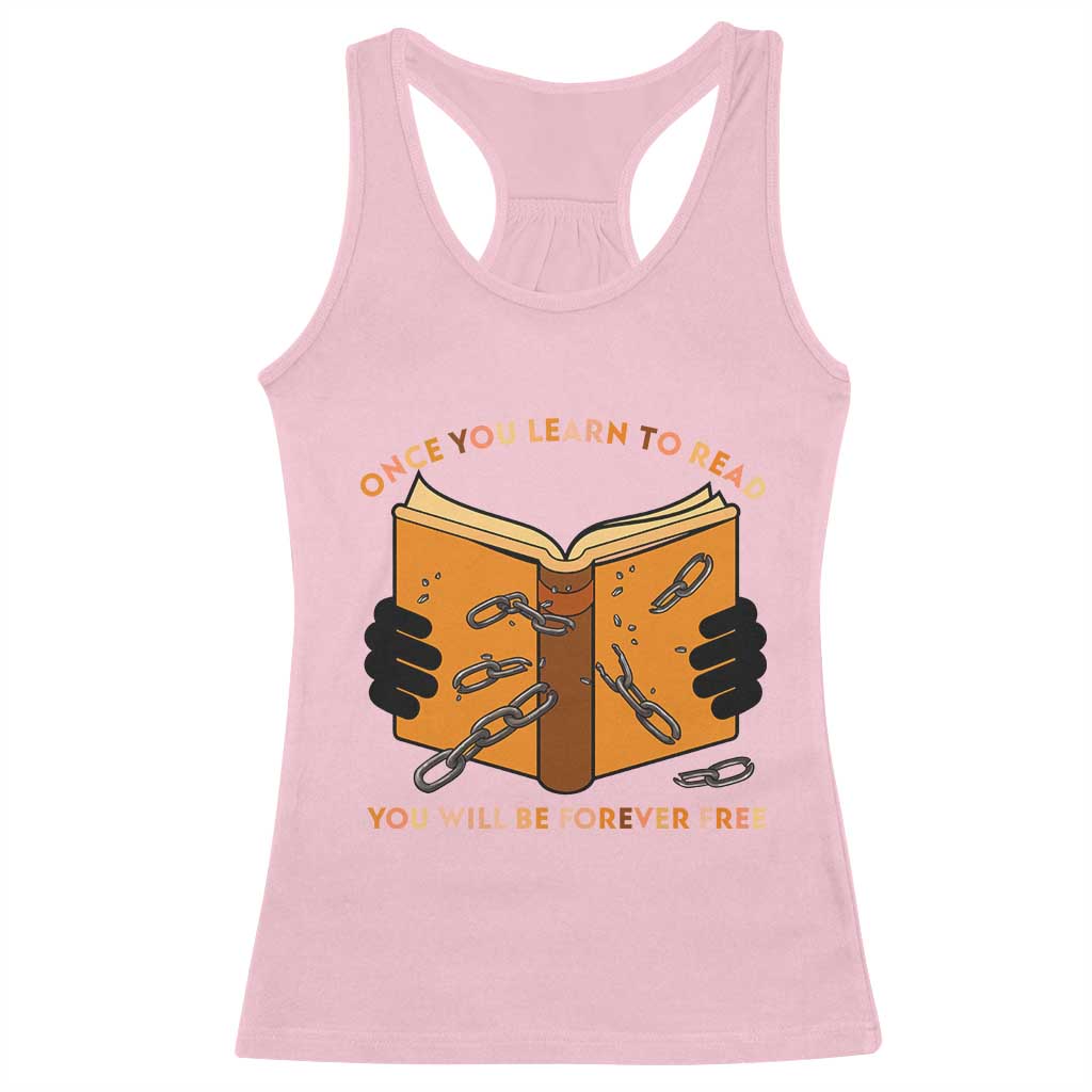 Breaking Every Chain Education Racerback Tank Top Frederick Douglass Quote - Wonder Print Shop