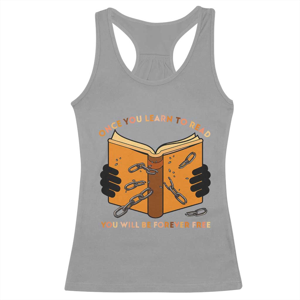 Breaking Every Chain Education Racerback Tank Top Frederick Douglass Quote - Wonder Print Shop