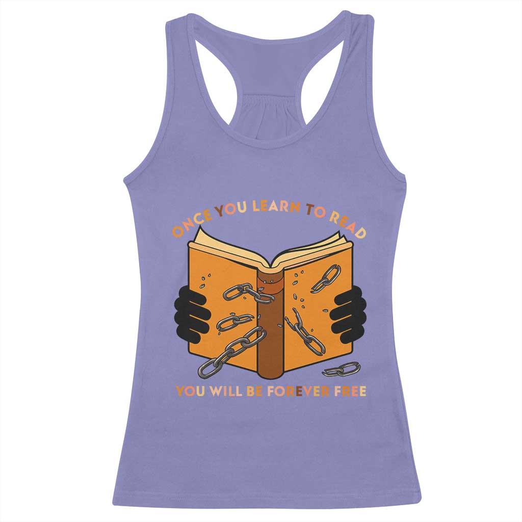 Breaking Every Chain Education Racerback Tank Top Frederick Douglass Quote - Wonder Print Shop