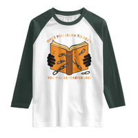Breaking Every Chain Education Raglan Shirt Frederick Douglass Quote - Wonder Print Shop