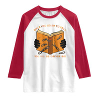 Breaking Every Chain Education Raglan Shirt Frederick Douglass Quote - Wonder Print Shop
