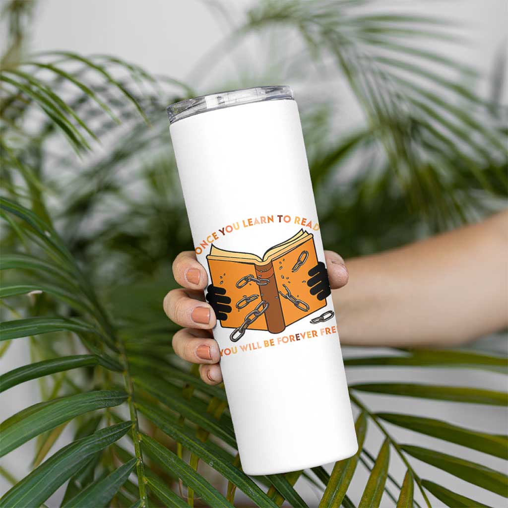 Breaking Every Chain Education Skinny Tumbler Frederick Douglass Quote - Wonder Print Shop