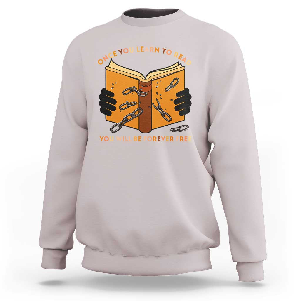 Breaking Every Chain Education Sweatshirt Frederick Douglass Quote - Wonder Print Shop