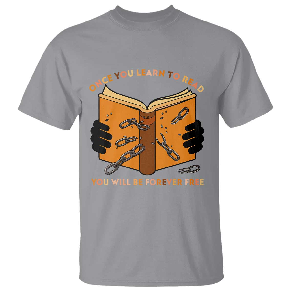 Breaking Every Chain Education T Shirt Frederick Douglass Quote - Wonder Print Shop