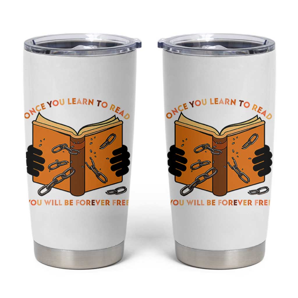 Breaking Every Chain Education Tumbler Cup Frederick Douglass Quote - Wonder Print Shop
