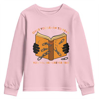 Breaking Every Chain Education Youth Sweatshirt Frederick Douglass Quote - Wonder Print Shop