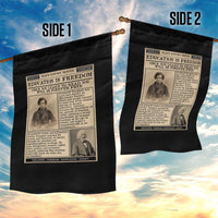 Education Is Freedom Newspaper Garden Flag Frederick Douglass Black History Month Gift - Wonder Print Shop