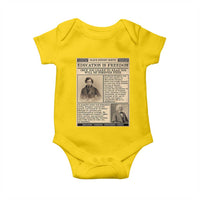 Education Is Freedom Newspaper Baby Onesie Frederick Douglass Black History Month Gift - Wonder Print Shop