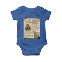 Education Is Freedom Newspaper Baby Onesie Frederick Douglass Black History Month Gift - Wonder Print Shop