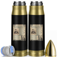 Education Is Freedom Newspaper Bullet Tumbler Frederick Douglass Black History Month Gift - Wonder Print Shop