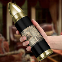 Education Is Freedom Newspaper Bullet Tumbler Frederick Douglass Black History Month Gift - Wonder Print Shop