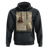 Education Is Freedom Newspaper Hoodie Frederick Douglass Black History Month Gift - Wonder Print Shop
