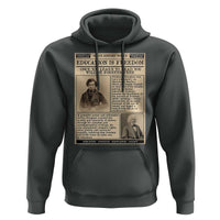 Education Is Freedom Newspaper Hoodie Frederick Douglass Black History Month Gift - Wonder Print Shop