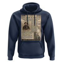 Education Is Freedom Newspaper Hoodie Frederick Douglass Black History Month Gift - Wonder Print Shop