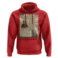 Education Is Freedom Newspaper Hoodie Frederick Douglass Black History Month Gift - Wonder Print Shop