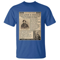 Education Is Freedom Newspaper T Shirt Frederick Douglass Black History Month Gift - Wonder Print Shop