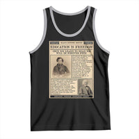 Education Is Freedom Newspaper Tank Top Frederick Douglass Black History Month Gift - Wonder Print Shop