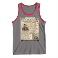 Education Is Freedom Newspaper Tank Top Frederick Douglass Black History Month Gift - Wonder Print Shop