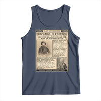 Education Is Freedom Newspaper Tank Top Frederick Douglass Black History Month Gift - Wonder Print Shop