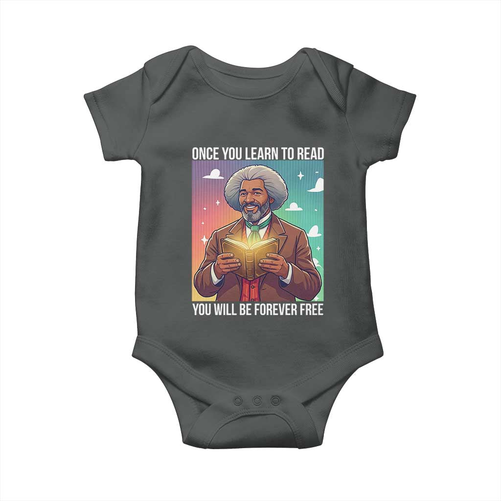 Frederick Douglass Reading And Freedom Baby Onesie African American Heritage - Wonder Print Shop
