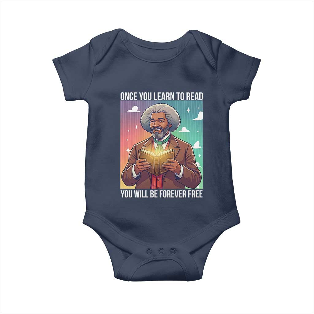 Frederick Douglass Reading And Freedom Baby Onesie African American Heritage - Wonder Print Shop
