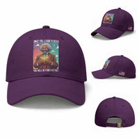 Frederick Douglass Reading And Freedom Baseball Cap African American Heritage