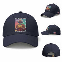 Frederick Douglass Reading And Freedom Baseball Cap African American Heritage