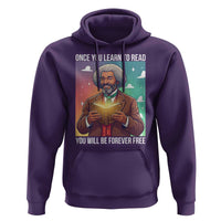 Frederick Douglass Reading And Freedom Hoodie African American Heritage - Wonder Print Shop